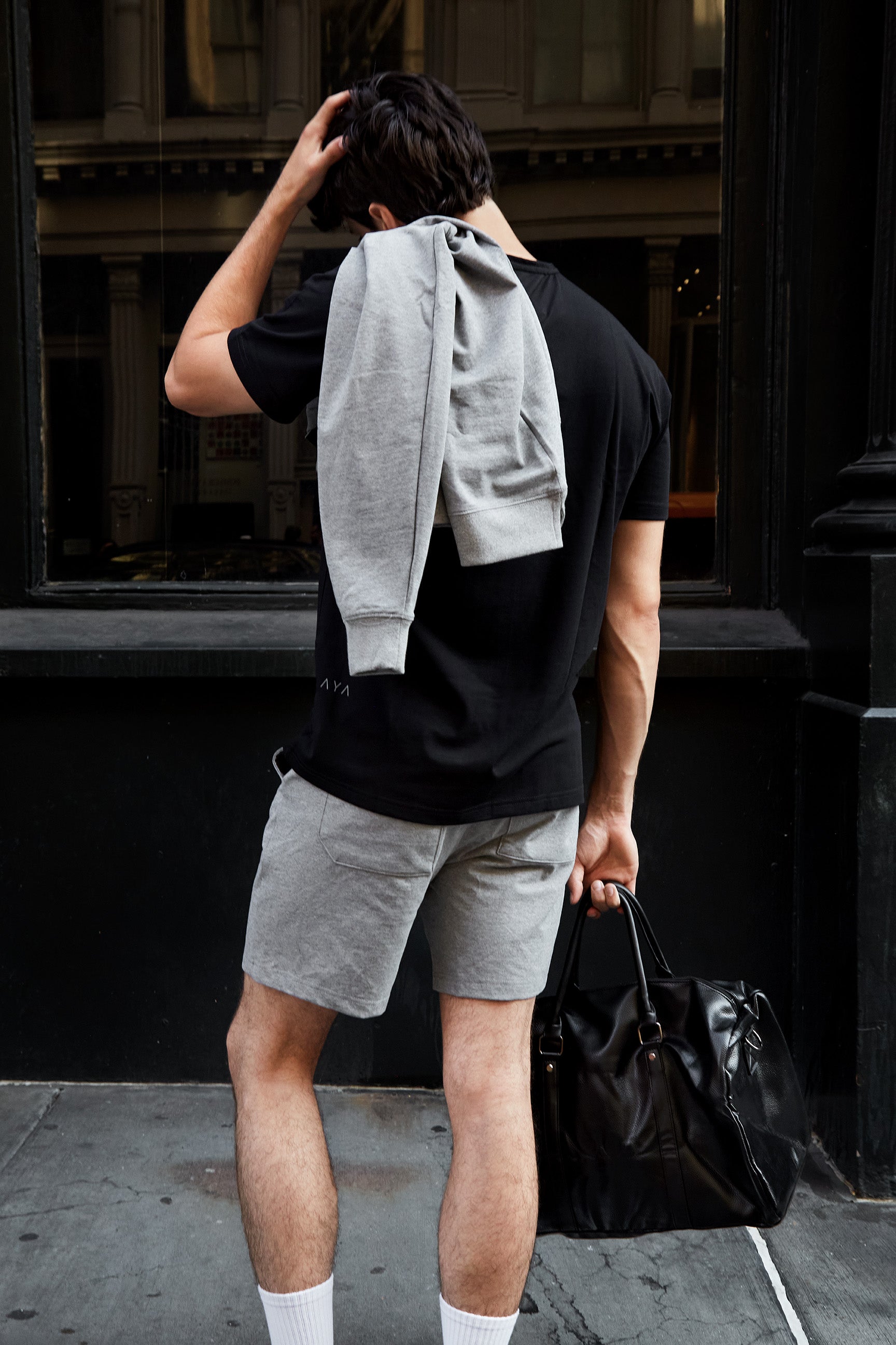 AYA Classic Heather Grey Shorts