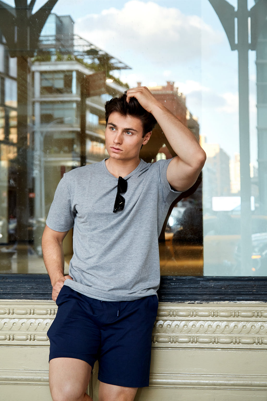 AYA Classic Navy Blue Shorts