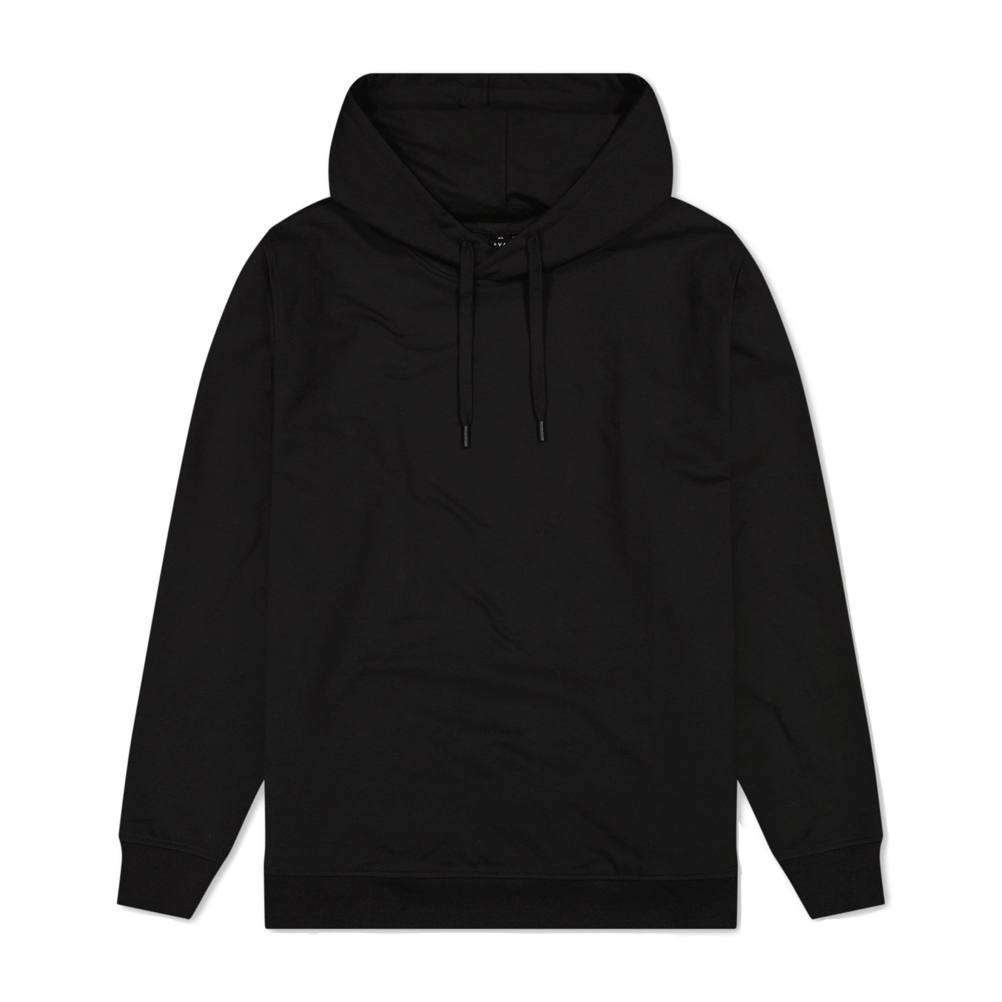Black hoodie on a white background