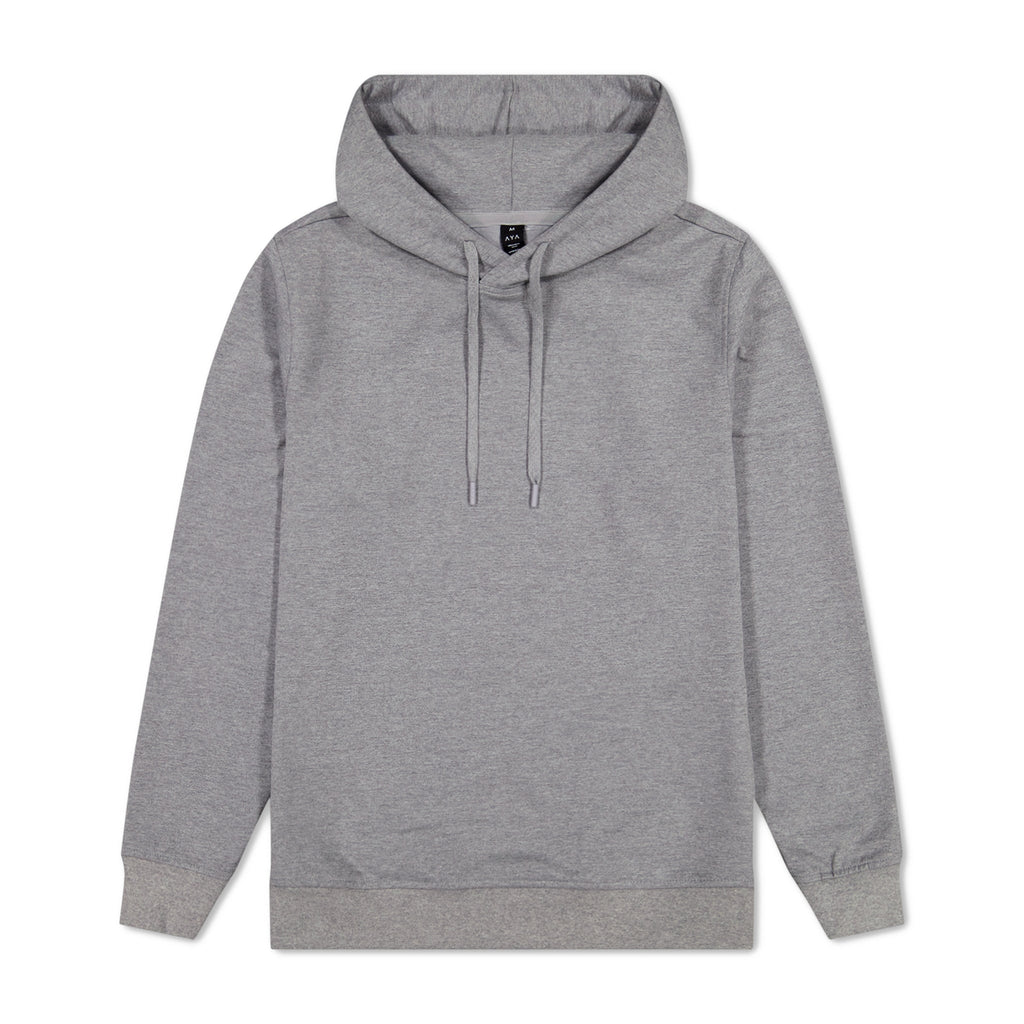 Gray hoodie on a white background