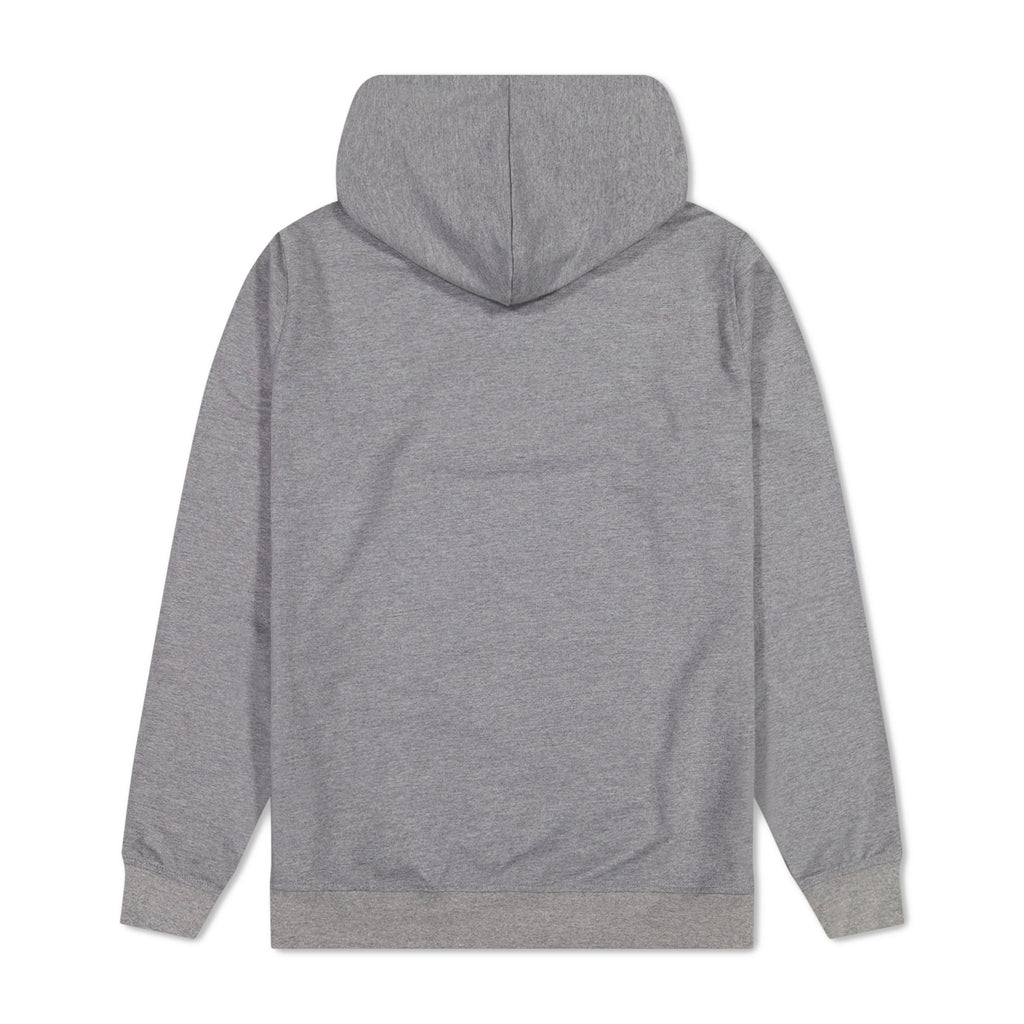Gray hoodie on a white background
