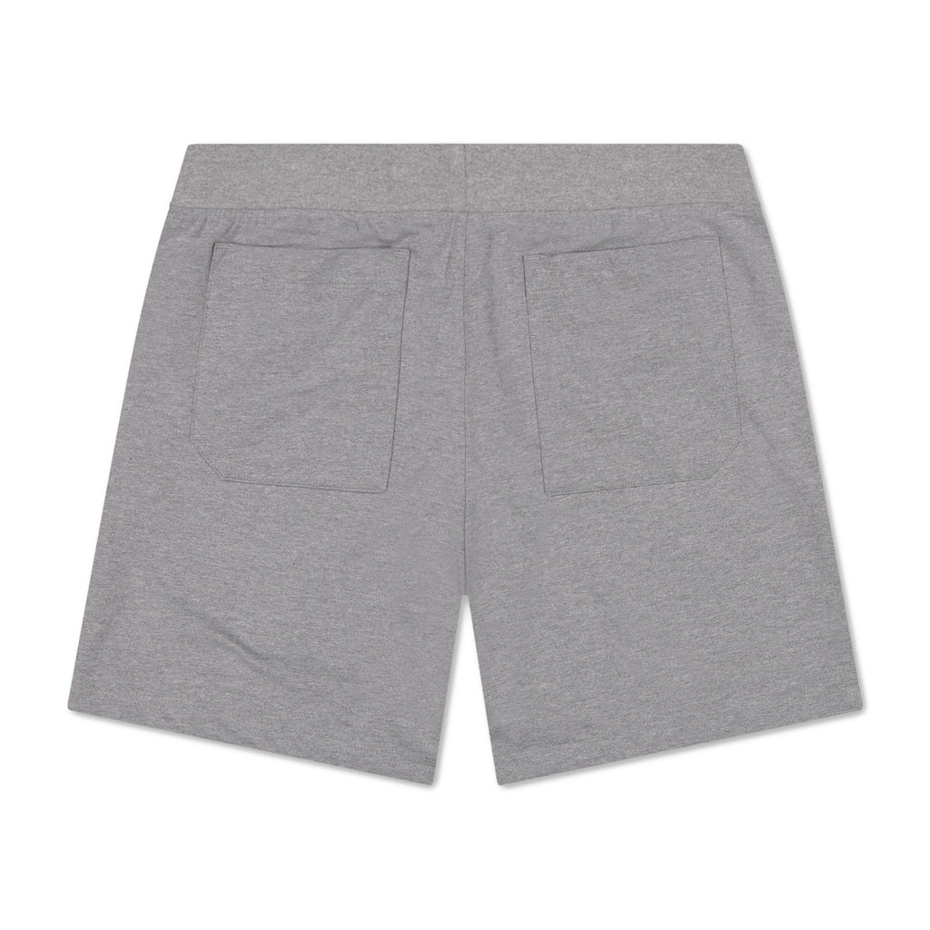 Gray shorts on a white background