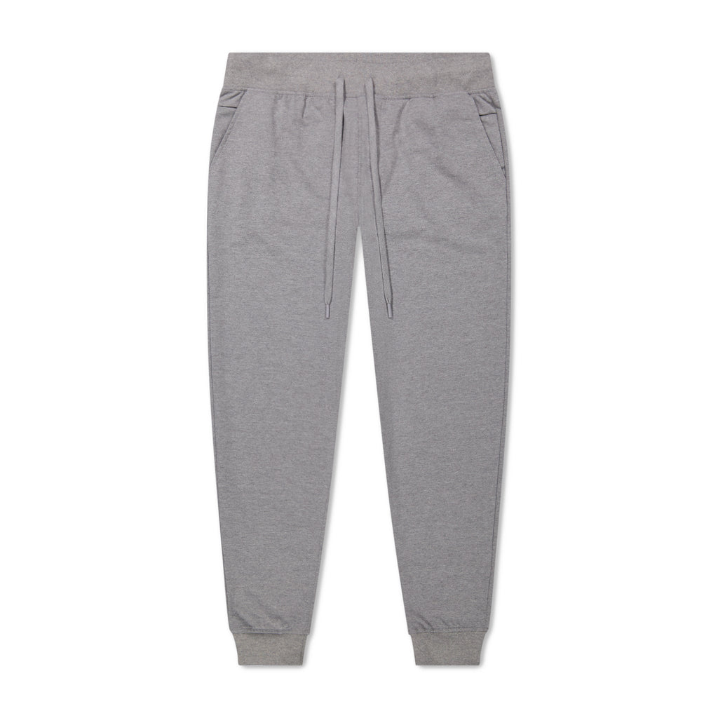 Gray sweatpants on a white background