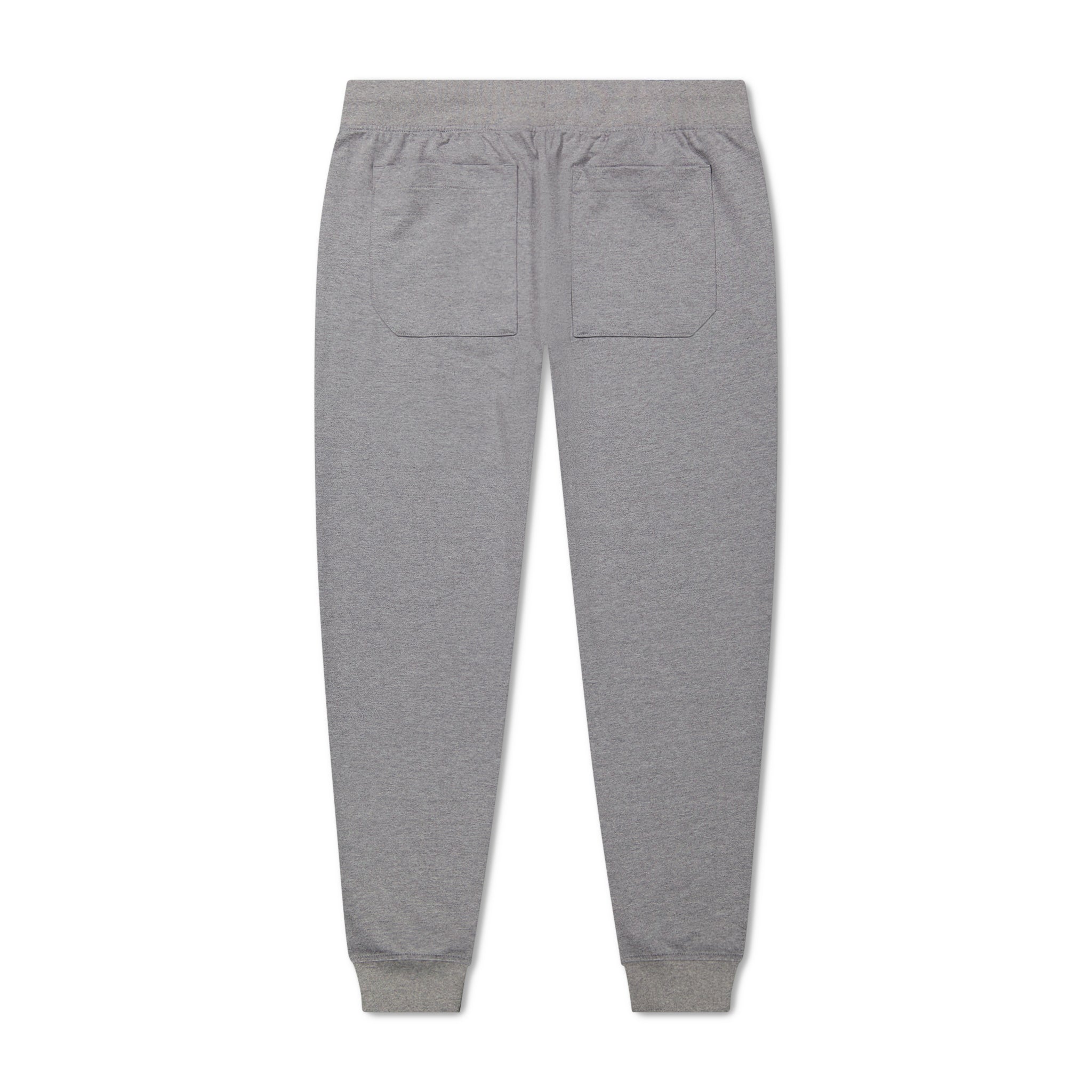Gray sweatpants on a white background