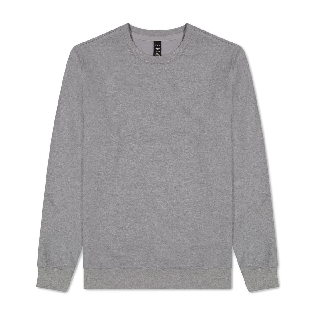 Gray sweatshirt on a white background