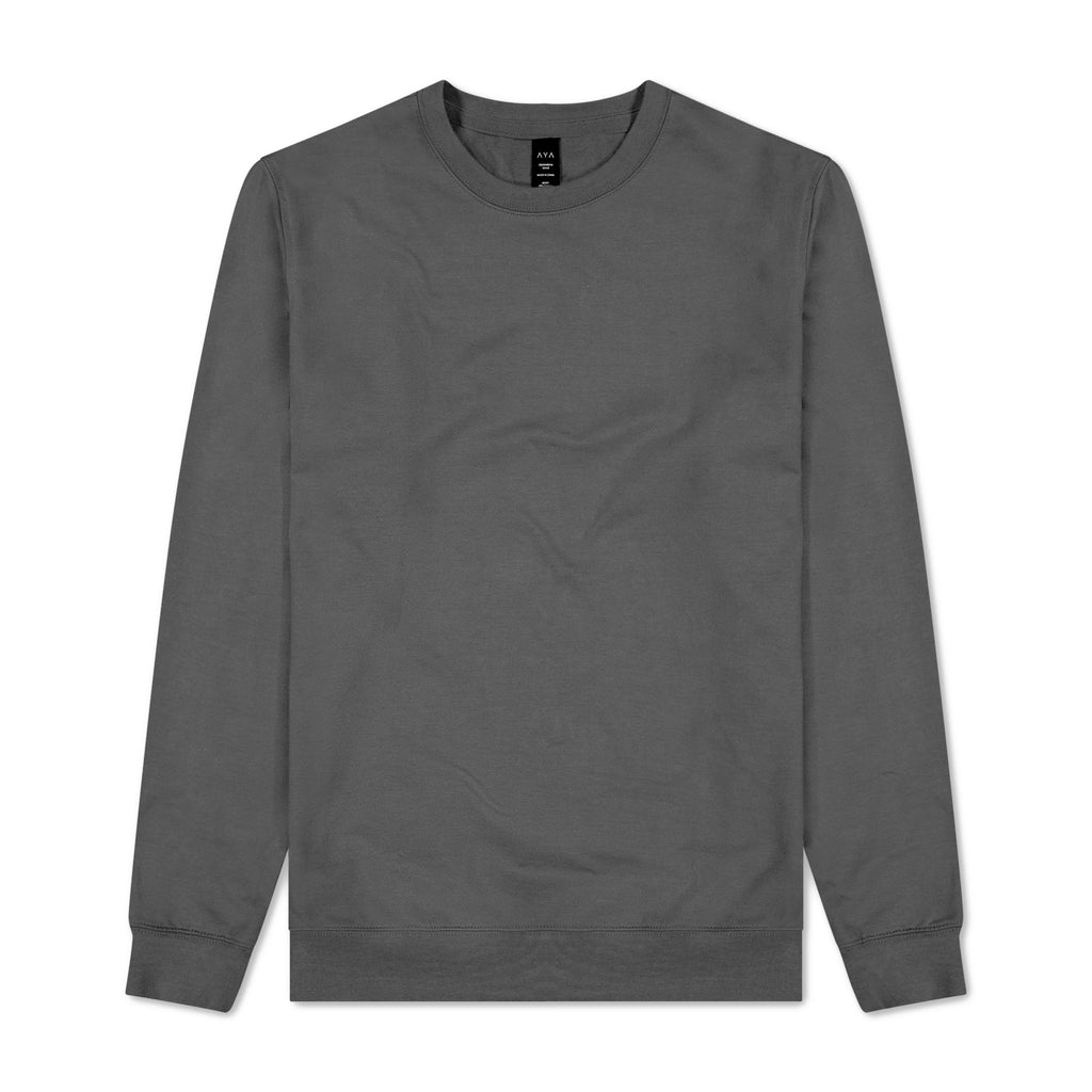 Gray sweatshirt on a white background